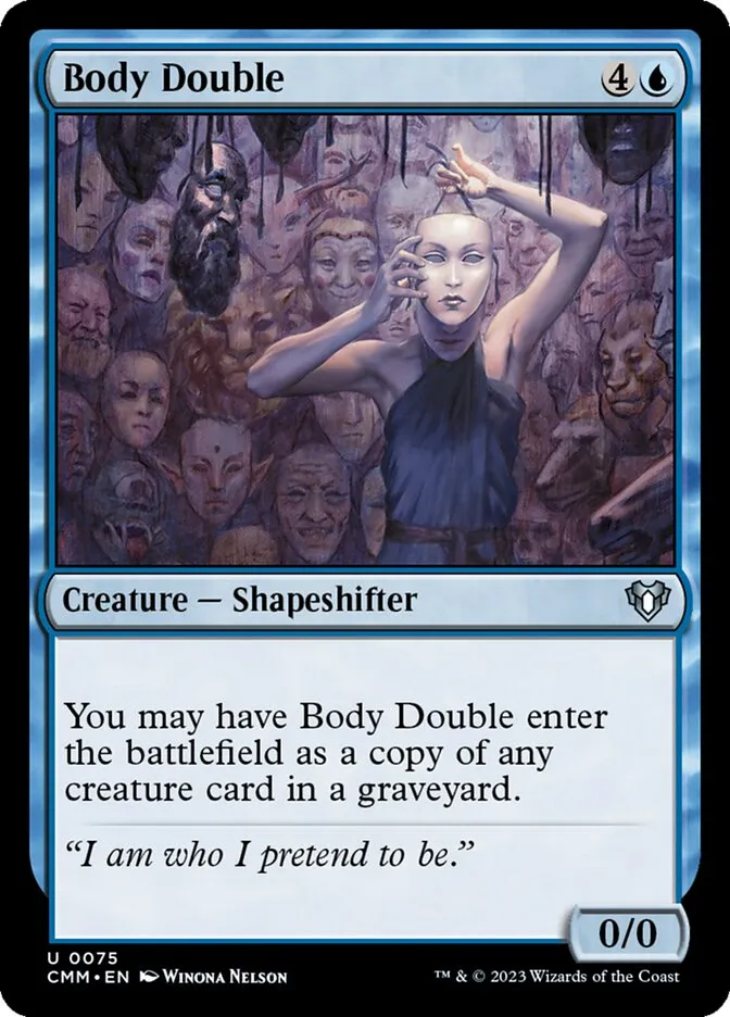 2023 Commander Masters Body Double uncommon #75 uncommon card image