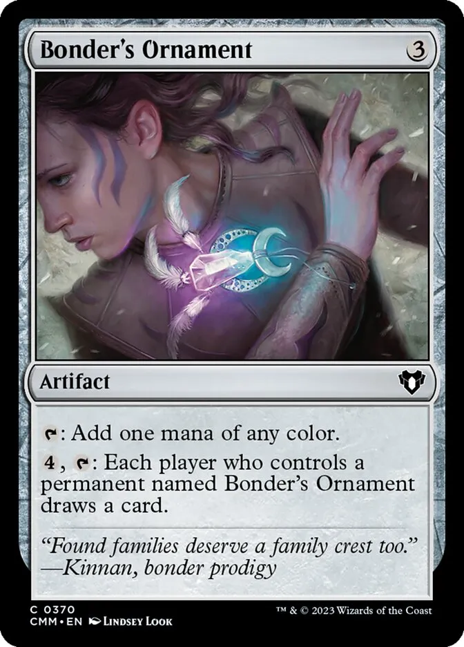 2023 Commander Masters Bonder's Ornament common #370 common card image