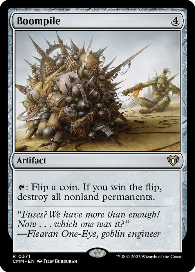 2023 Commander Masters Boompile rare #371 rare card image
