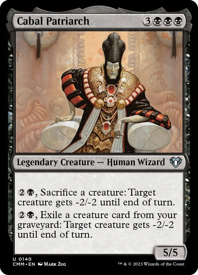 2023 Commander Masters Cabal Patriarch #140 uncommon card image