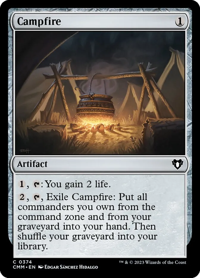 2023 Commander Masters Campfire common #374 common card image