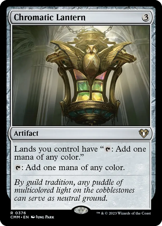 2023 Commander Masters Chromatic Lantern rare #376 rare card image