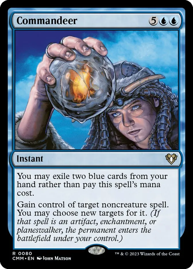 2023 Commander Masters Commandeer rare #80 rare card image