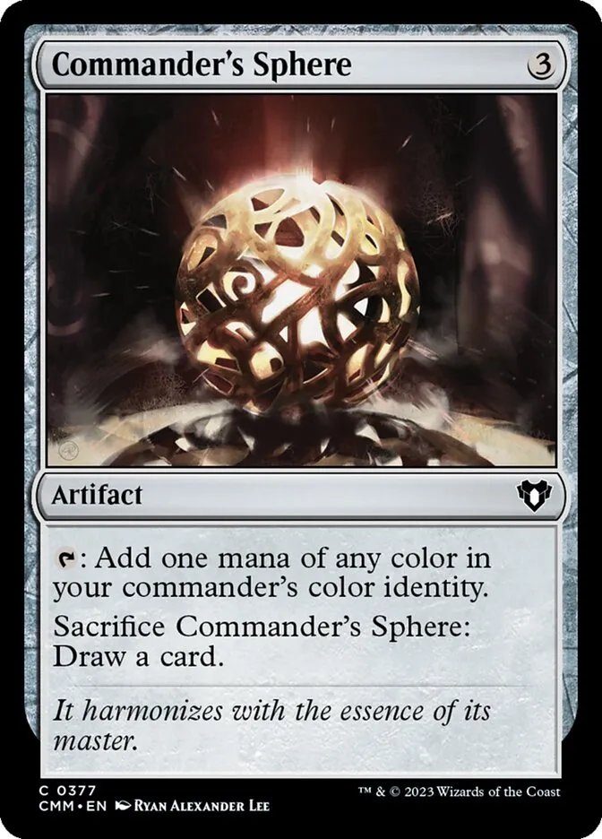 2023 Commander Masters Commander's Sphere common #377 common card image