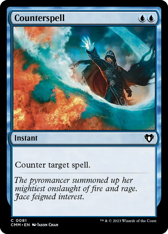 2023 Commander Masters Counterspell common #81 common card image
