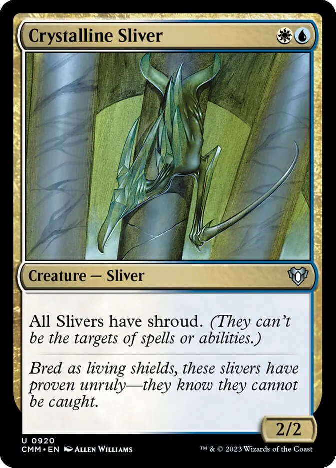 2023 Commander Masters Crystalline Sliver uncommon #920 uncommon card image