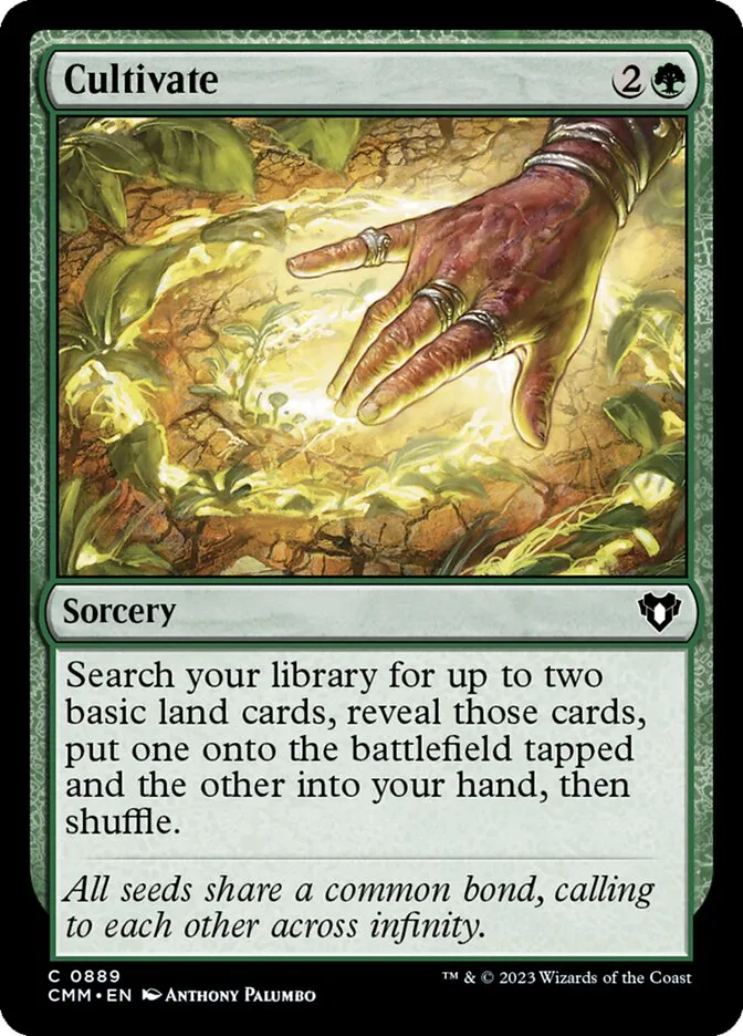 2023 Commander Masters Cultivate common #889 common card image