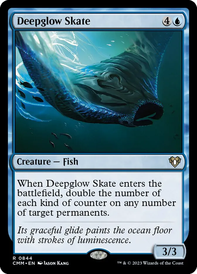 2023 Commander Masters Deepglow Skate #844 rare card image
