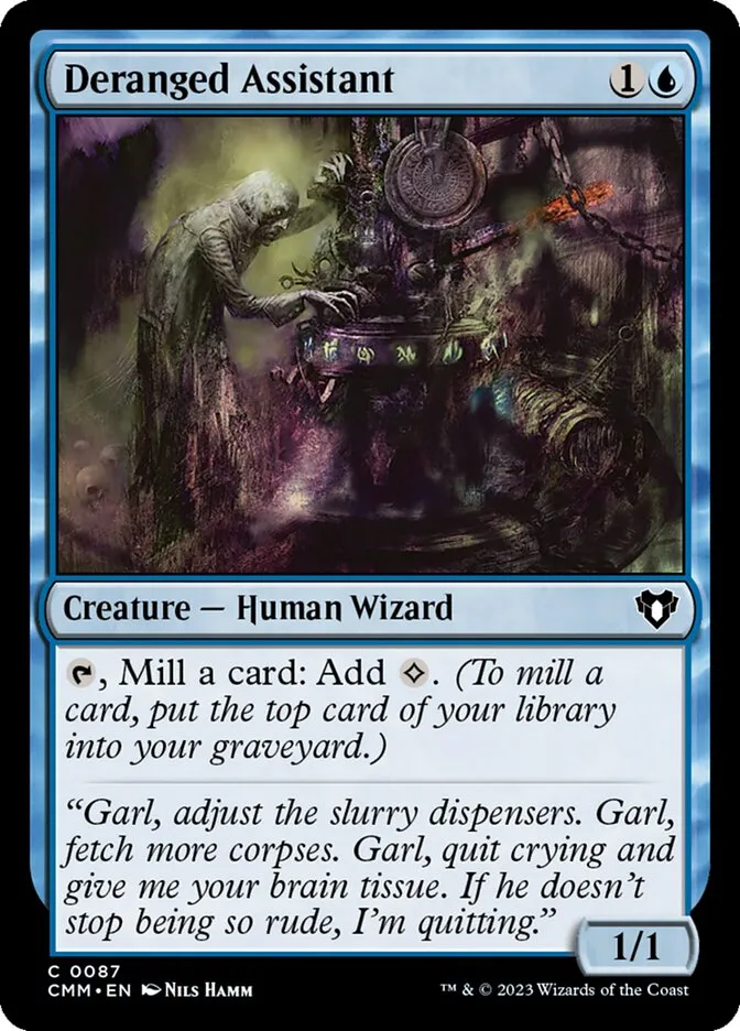 2023 Commander Masters Deranged Assistant common #87 common card image