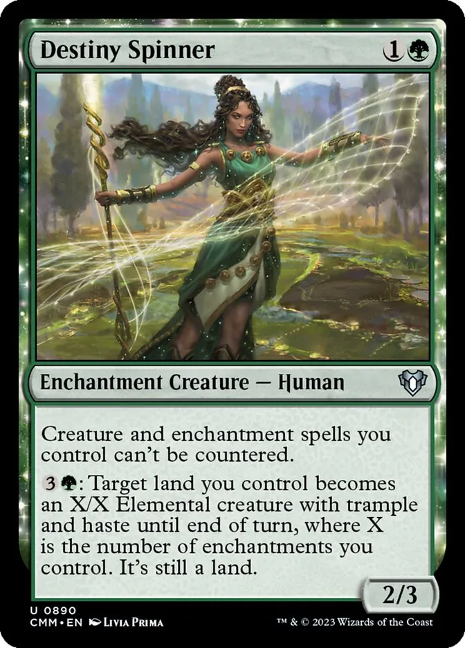2023 Commander Masters Destiny Spinner uncommon #890 uncommon card image