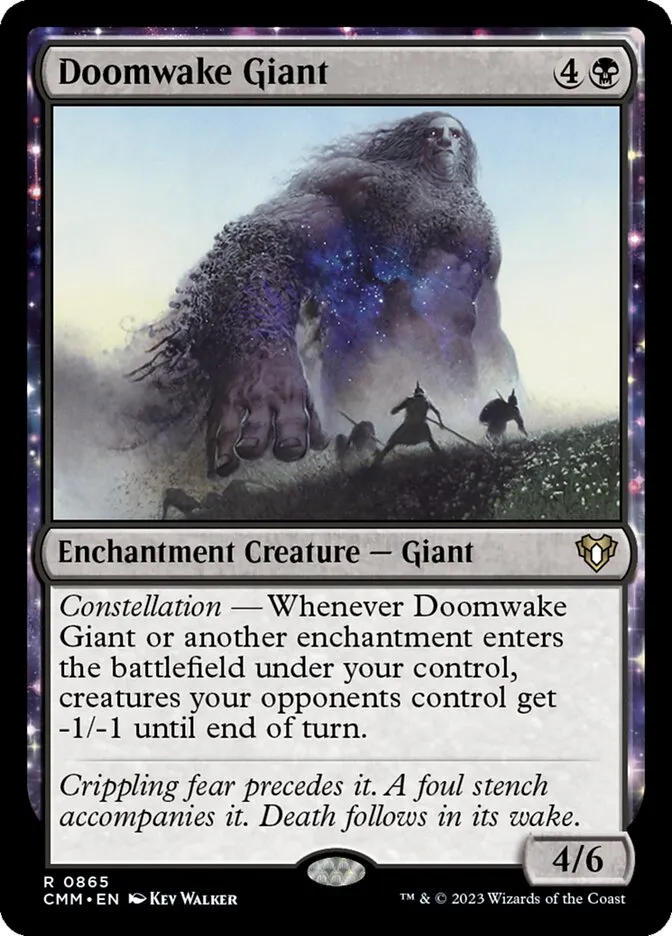 2023 Commander Masters Doomwake Giant rare #865 rare card image