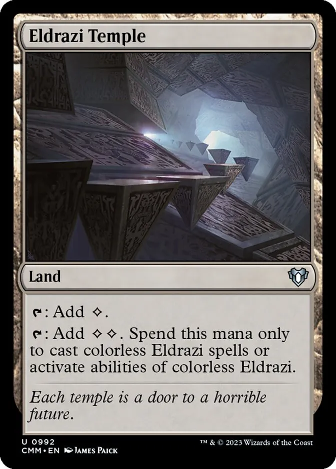 2023 Commander Masters Eldrazi Temple uncommon #992 uncommon card image
