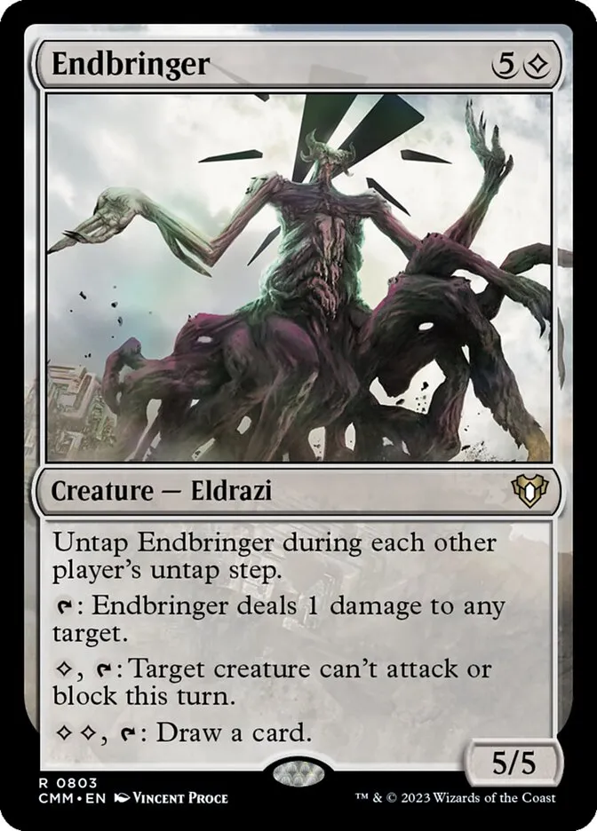 2023 Commander Masters Endbringer rare #803 rare card image