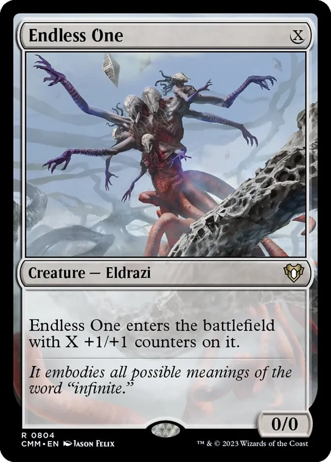 2023 Commander Masters Endless One rare #804 rare card image