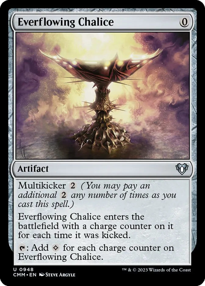 2023 Commander Masters Everflowing Chalice uncommon #948 uncommon card image