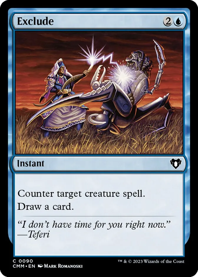 2023 Commander Masters Exclude common #90 common card image
