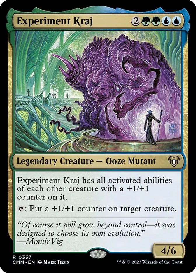 2023 Commander Masters Experiment Kraj #337 rare card image