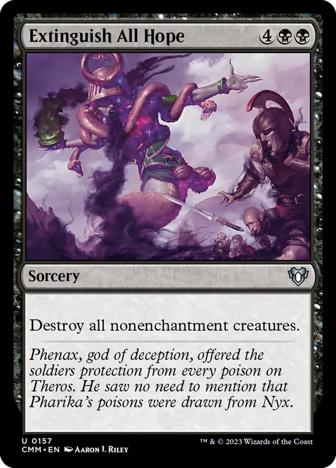 2023 Commander Masters Extinguish All Hope uncommon #157 uncommon card image