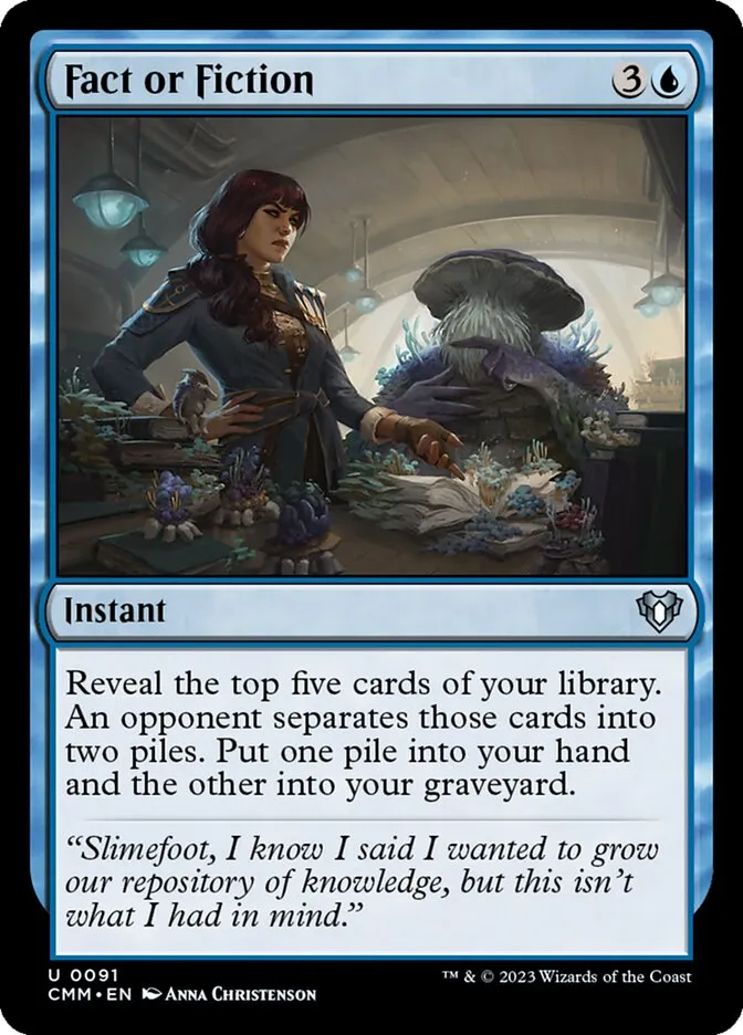 2023 Commander Masters Fact or Fiction #91 uncommon card image