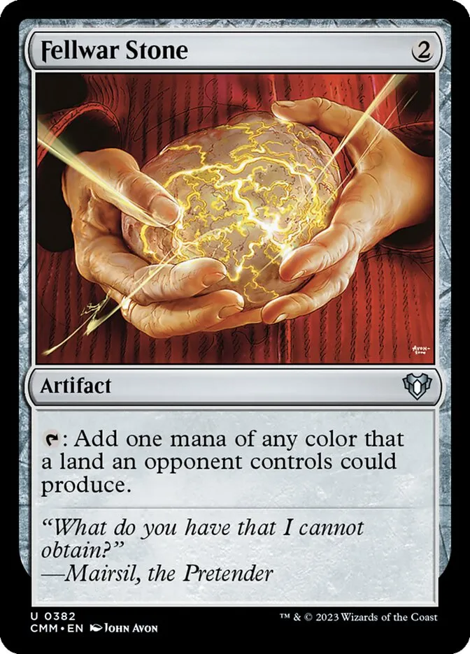2023 Commander Masters Fellwar Stone uncommon #382 uncommon card image