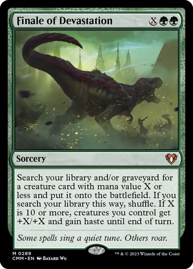 2023 Commander Masters Finale of Devastation #289 mythic card image