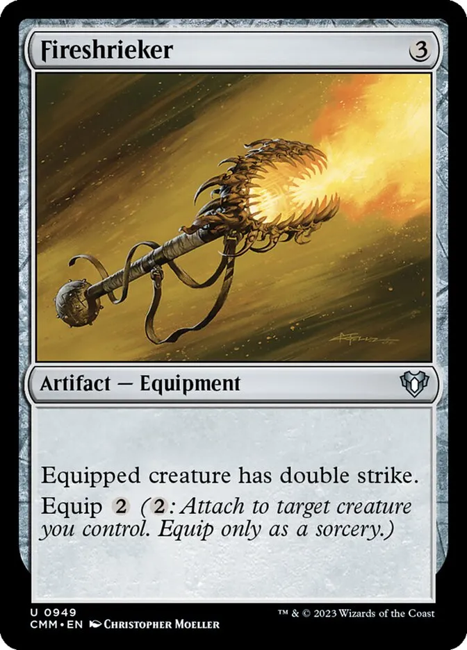 2023 Commander Masters Fireshrieker uncommon #949 uncommon card image