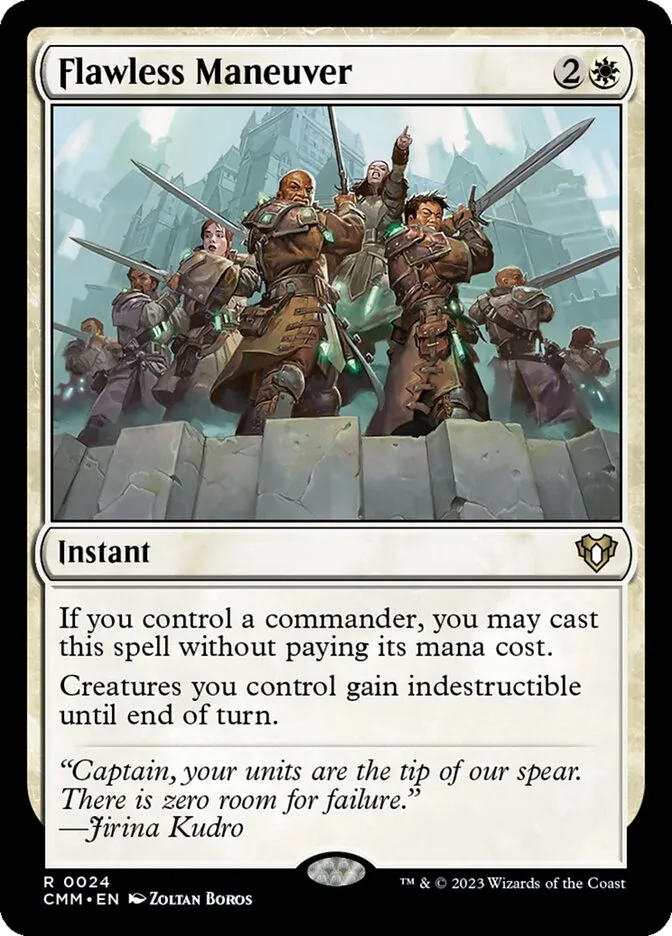 2023 Commander Masters Flawless Maneuver #24 rare card image
