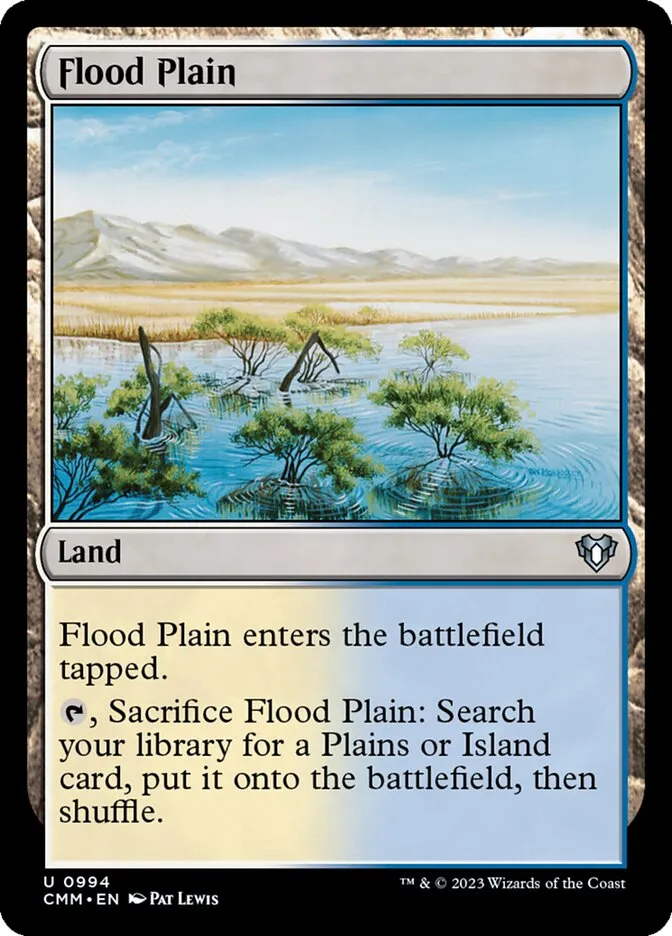 2023 Commander Masters Flood Plain uncommon #994 uncommon card image