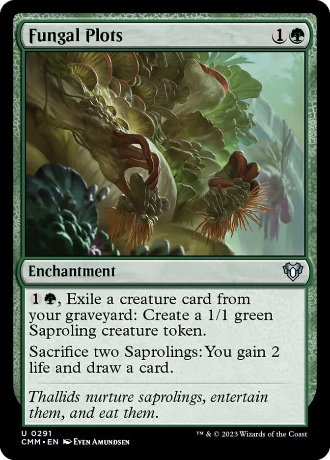 2023 Commander Masters Fungal Plots uncommon #291 uncommon card image
