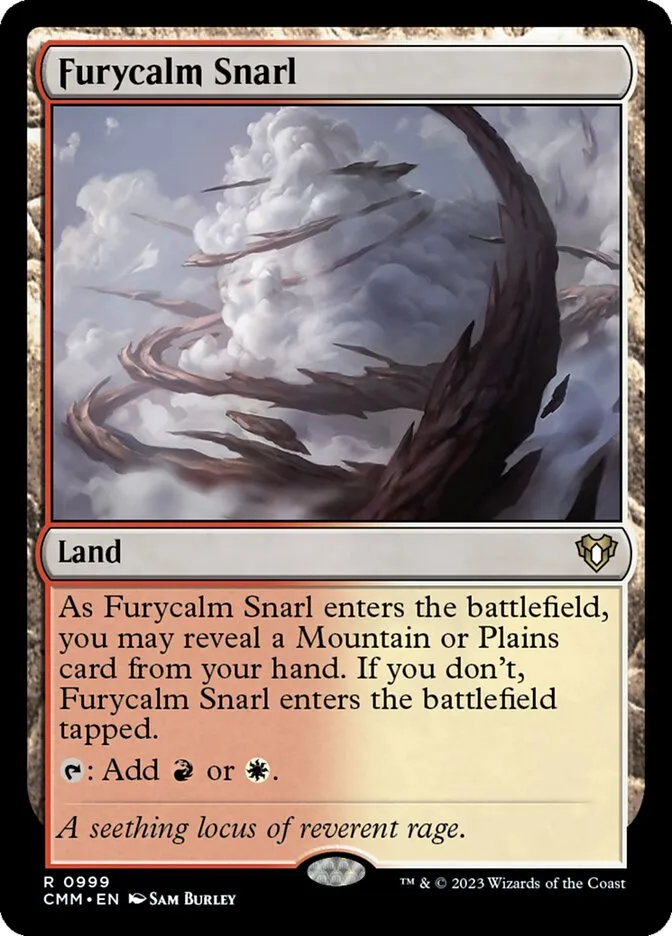 2023 Commander Masters Furycalm Snarl #999 rare card image