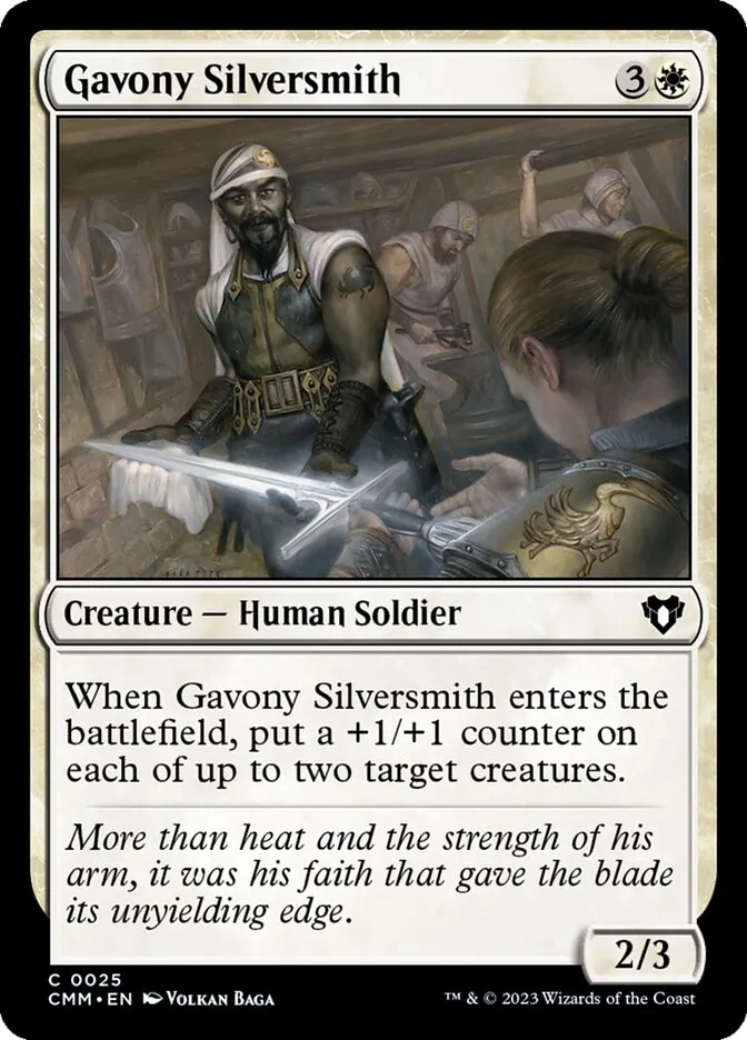 2023 Commander Masters Gavony Silversmith common #25 common card image