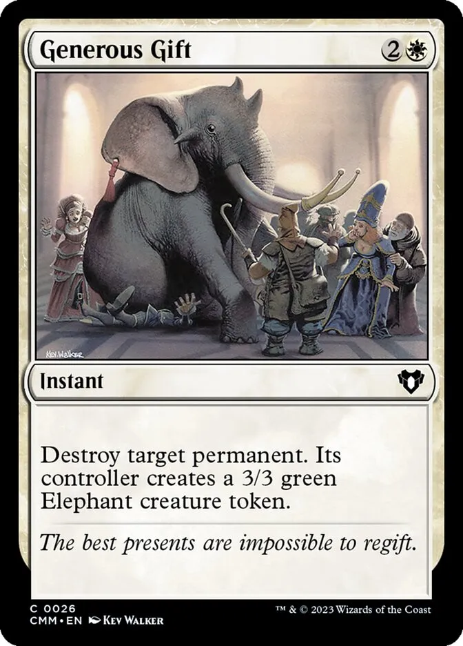 2023 Commander Masters Generous Gift common #26 common card image