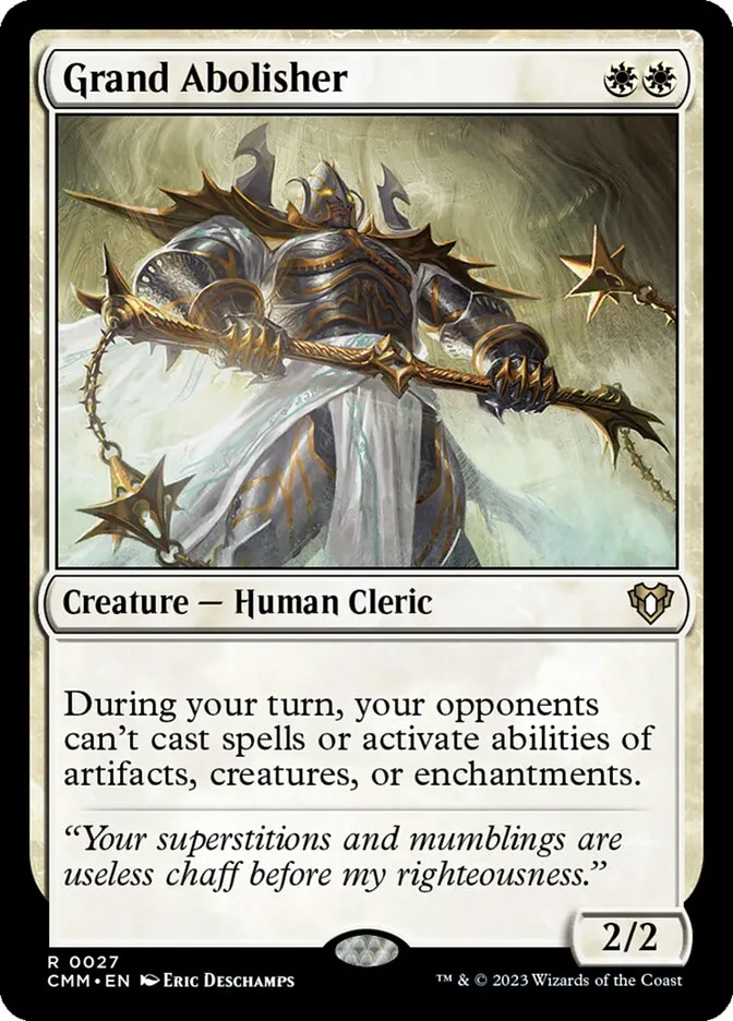 2023 Commander Masters Grand Abolisher #27 rare card image