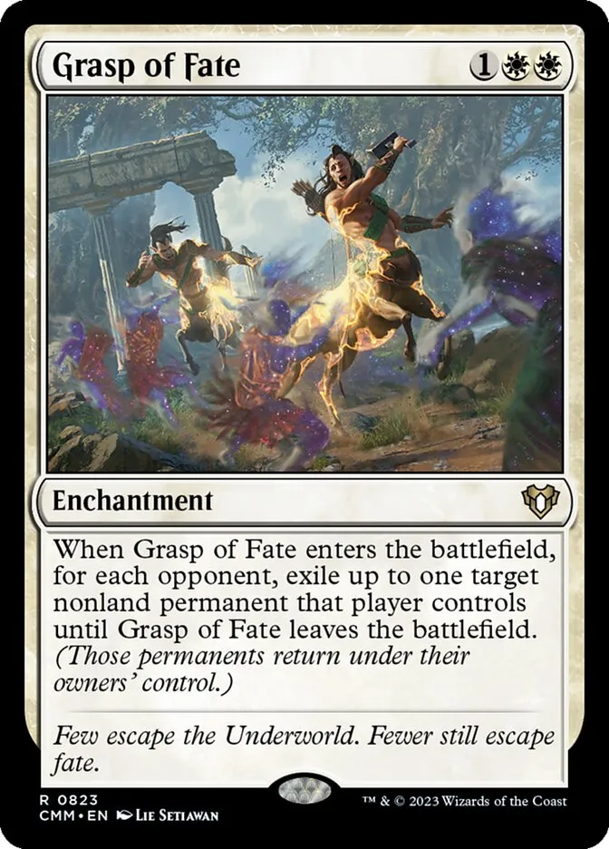2023 Commander Masters Grasp of Fate #823 rare card image