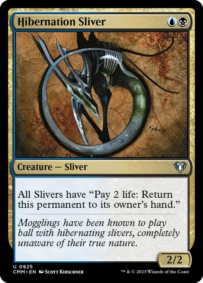 2023 Commander Masters Hibernation Sliver #925 uncommon card image