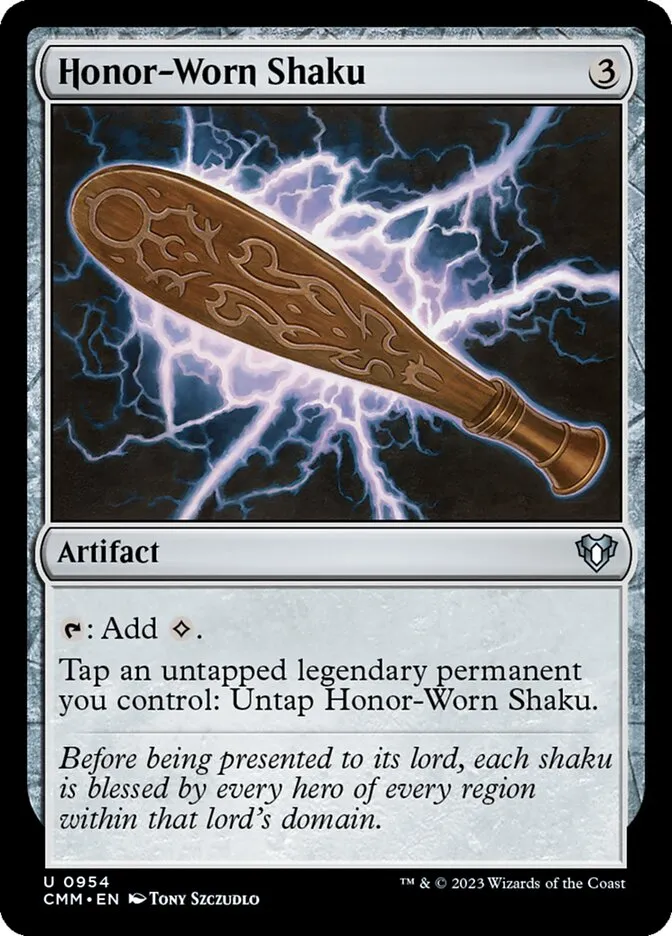 2023 Commander Masters Honor-Worn Shaku uncommon #954 uncommon card image