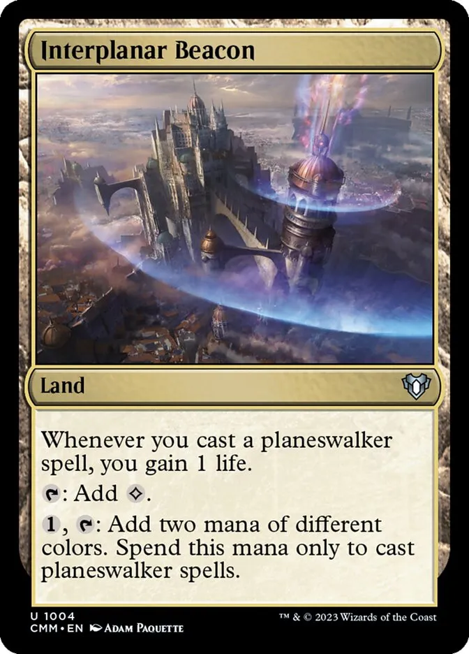 2023 Commander Masters Interplanar Beacon uncommon #1004 uncommon card image