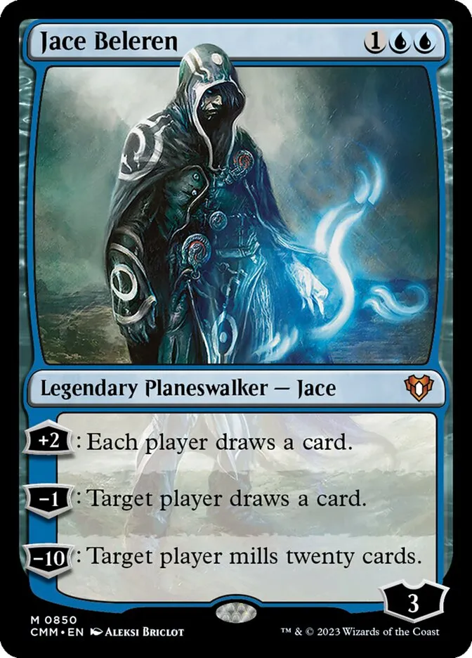 2023 Commander Masters Jace Beleren mythic #850 mythic card image