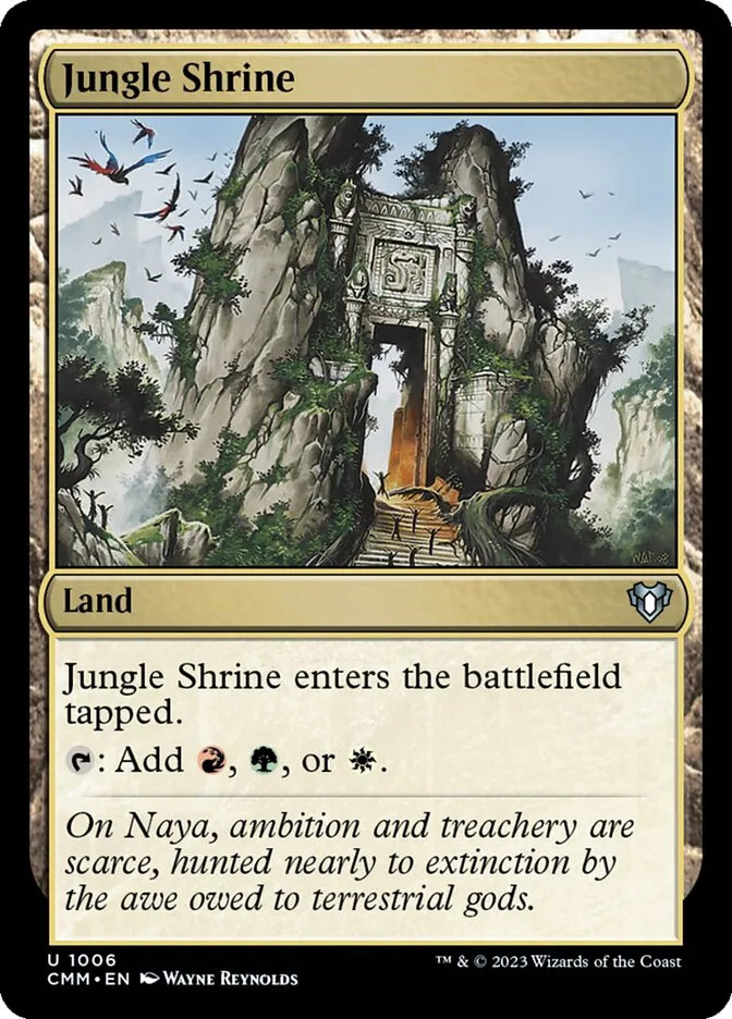 2023 Commander Masters Jungle Shrine uncommon #1006 uncommon card image