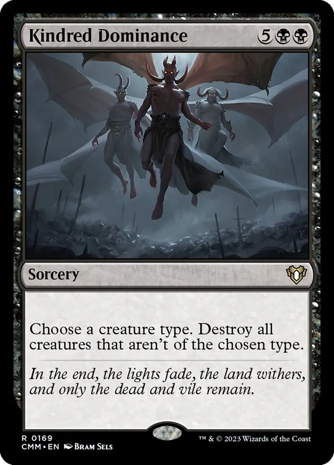 2023 Commander Masters Kindred Dominance #169 rare card image