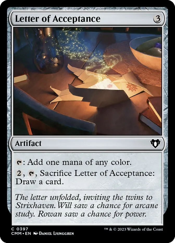 2023 Commander Masters Letter of Acceptance #397 common card image