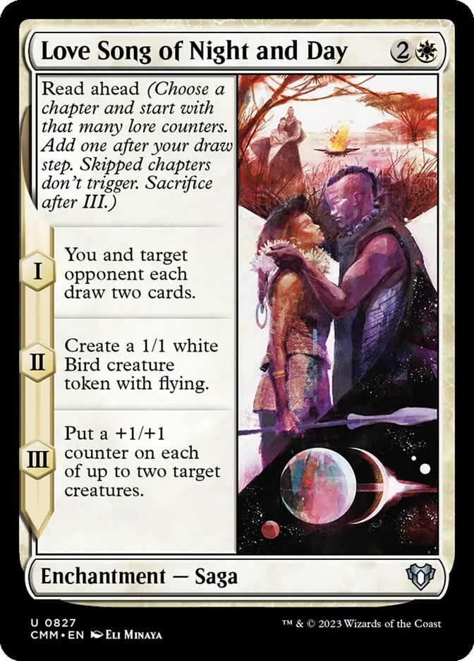 2023 Commander Masters Love Song of Night and Day #827 uncommon card image