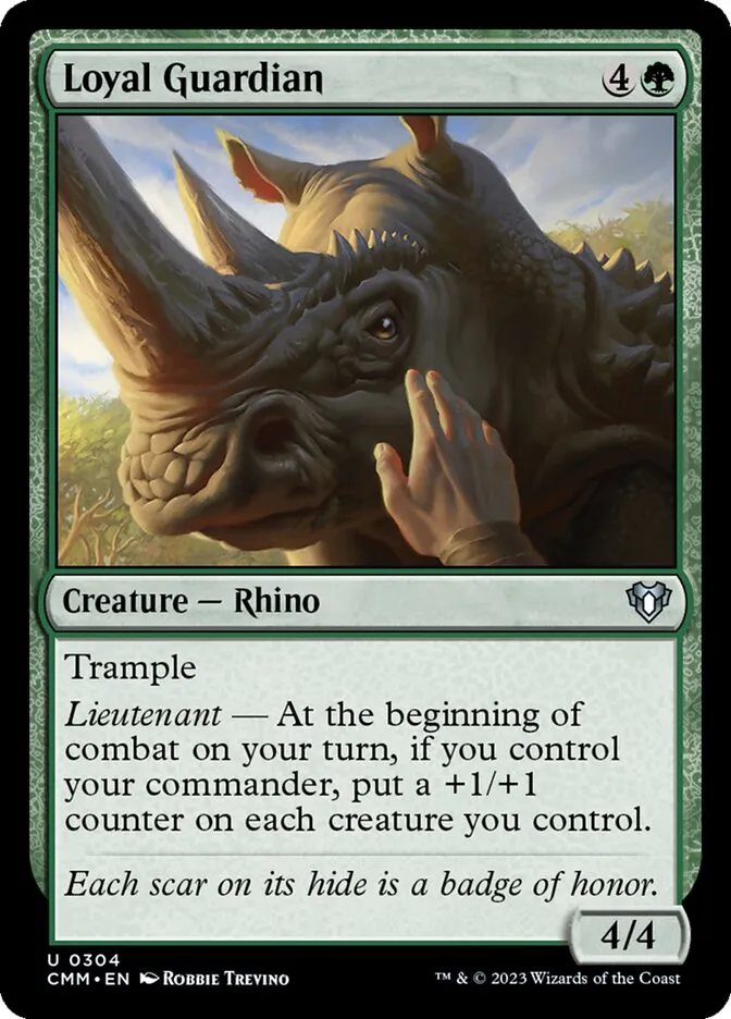 2023 Commander Masters Loyal Guardian uncommon #304 uncommon card image