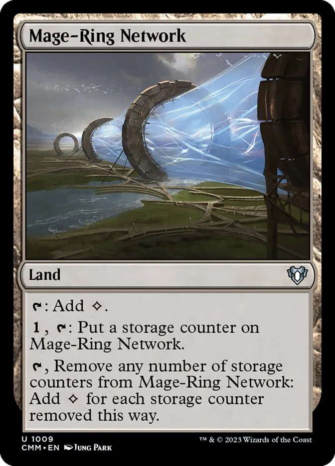 2023 Commander Masters Mage-Ring Network uncommon #1009 uncommon card image