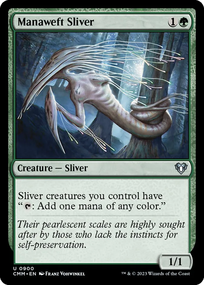 2023 Commander Masters Manaweft Sliver uncommon #900 uncommon card image
