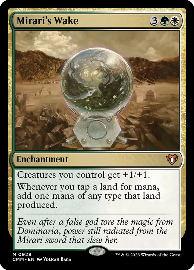 2023 Commander Masters Mirari's Wake #928 mythic card image