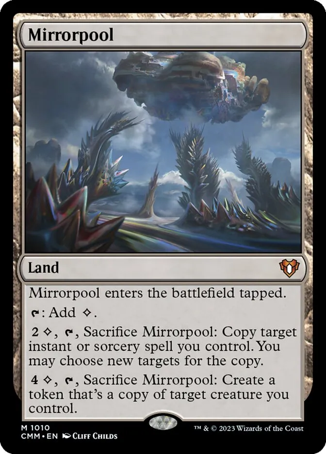2023 Commander Masters Mirrorpool #1010 mythic card image