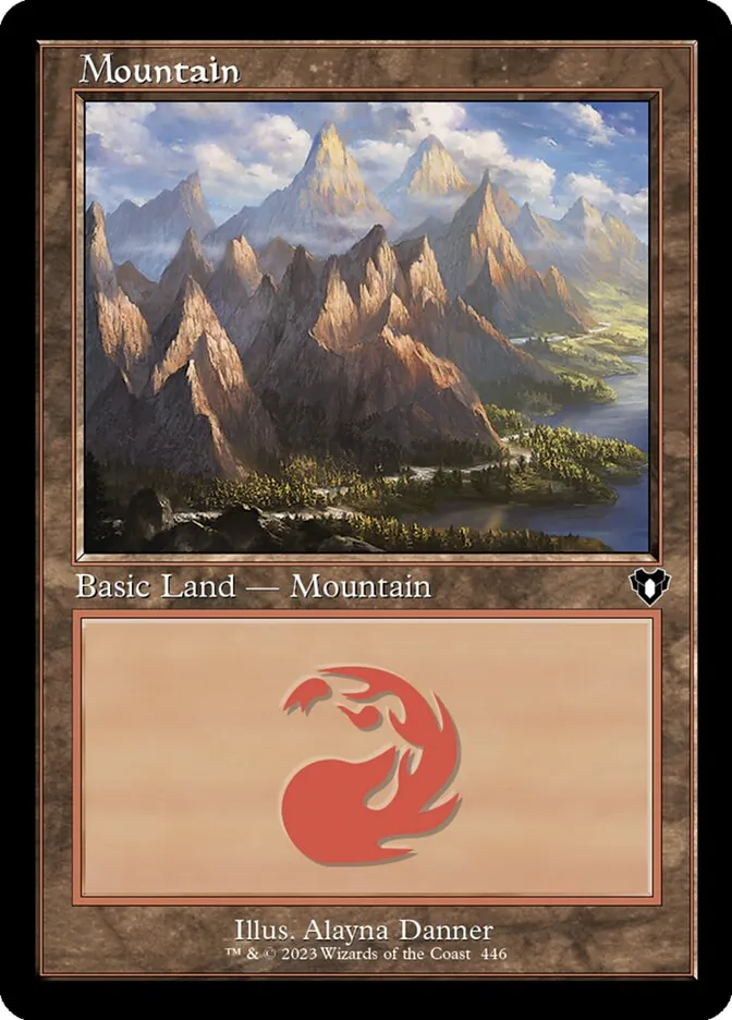 2023 Commander Masters Mountain common #446 common card image