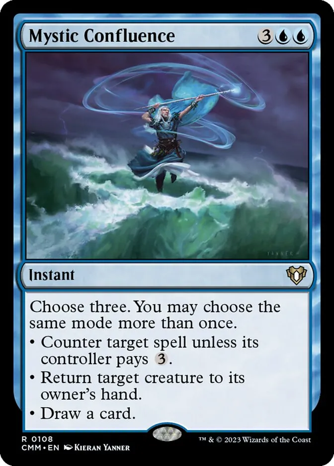 2023 Commander Masters Mystic Confluence #108 rare card image