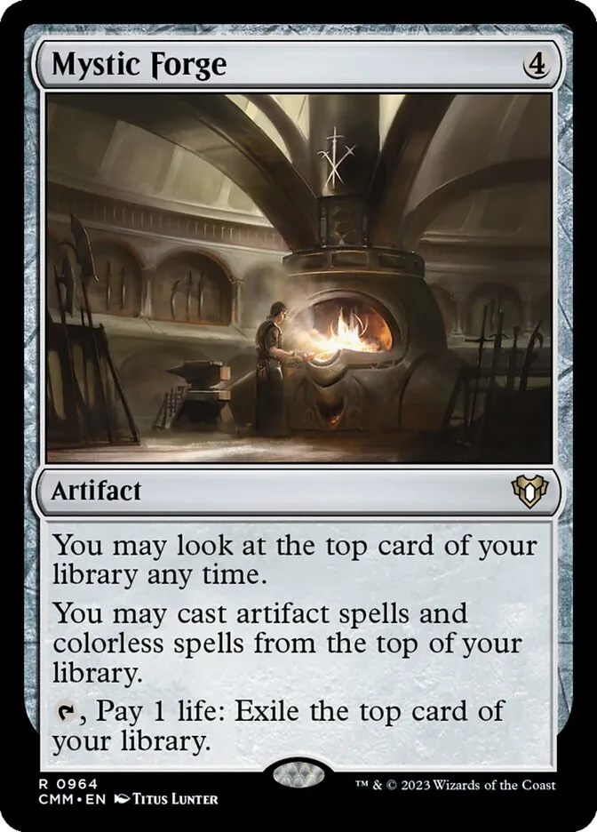 2023 Commander Masters Mystic Forge rare #964 rare card image